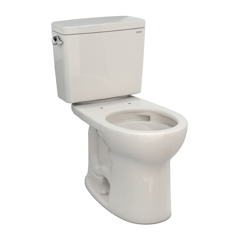 Toilette ronde deux pièces 1,28 GPF (économe en eau) (siège non inclus), Beige Sedona