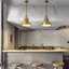 Luminaire suspendu en forme de dôme industriel 1 lumière 13 "à 1 lumière pour îlot de cuisine-2075434891-2030657216