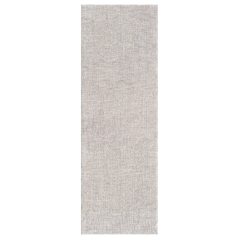 High-Low Modern Farmhouse Premium Performance Neutral Indoor Runner Rug, Runner 2'7" x 7'10"