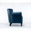 Fauteuil club classique à finition bleue sans assemblage requis-998019147