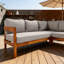 Outdoor Patio Conversation Furniture Set With 6 soft seat cushions and Backpack-913028870