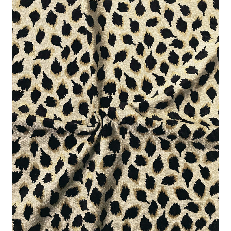 Ocelot Black Fabric