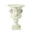 Urne de jardin en oxyde de magnésium - construction légère en béton, 17,55 po x 17,55 po x 24,06 po, sans assemblage, pot de fleurs blanc l 17,55 po x P 17,55 po, assemblage requis-891555616