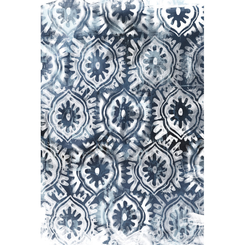 Indigo Extraction I by June Erica Vess - Graphic Art Print, Wrapped Canvas, 91cm H x 61cm W