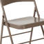 Double Braced Metal Folding Chair-1898137930