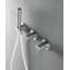 Acquaco Linki Stylo Wall Mount Four-Hole Two Handle Bathtub Faucet with Hand Shower-1031009382