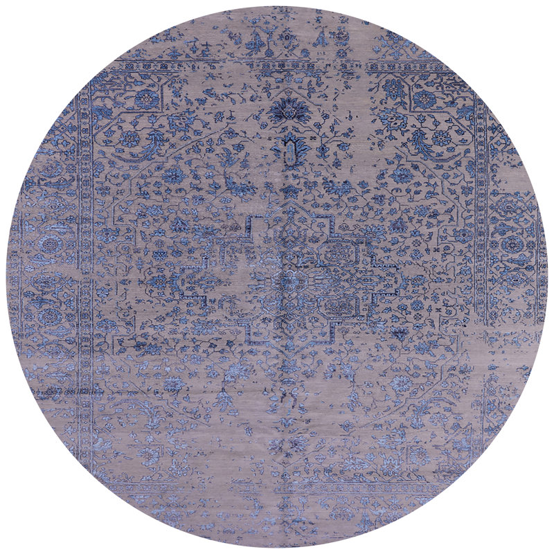Tapis bleu Bourbonnais, Rond 3 pi
