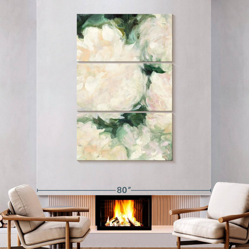 Harnek Blushing Summer I, 74" H x 48" W