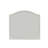 Pennock White Arched Mirror