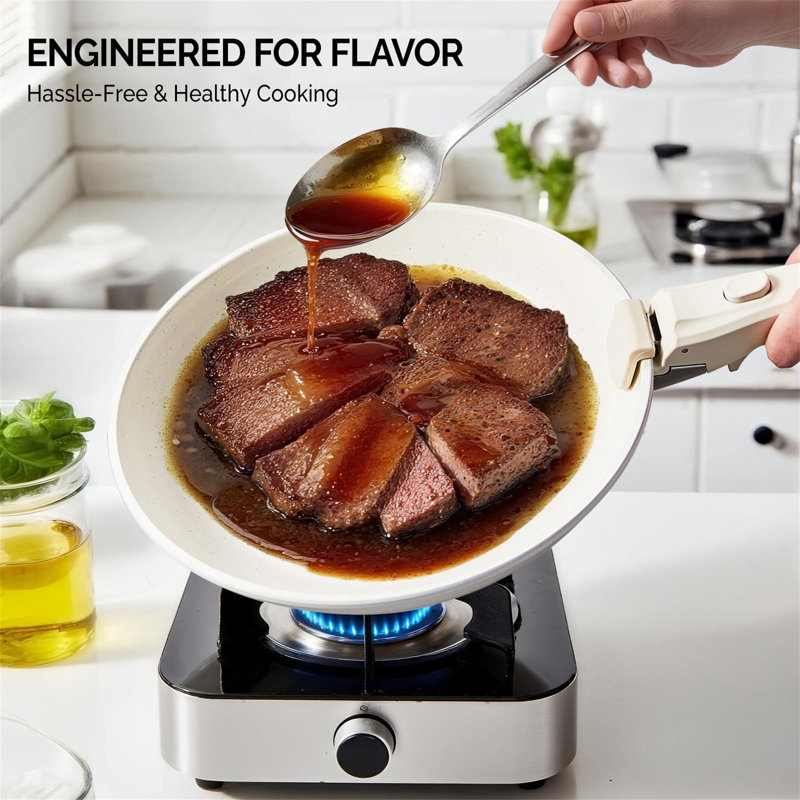 19Pcs Pots And Pans Set Non Stick