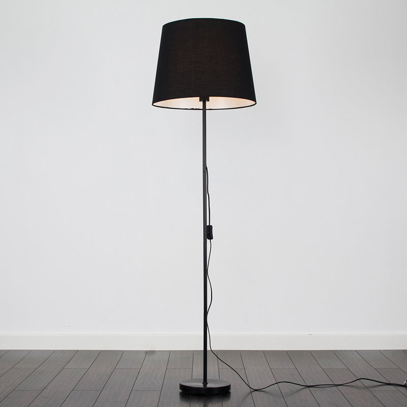 Bekbele 158cm Traditional Floor Lamp, Black, No, Black