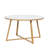 Fumiki 30" Sintered Marble Stone Top Coffee Table, Cocktail Table-659319277