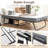 Folding Bed Cot With Mattress For Adults, Foldable Metal Frame Bed For Guest With Memory Foam Mattress On Wheels, Saving Space Rollaway Bed