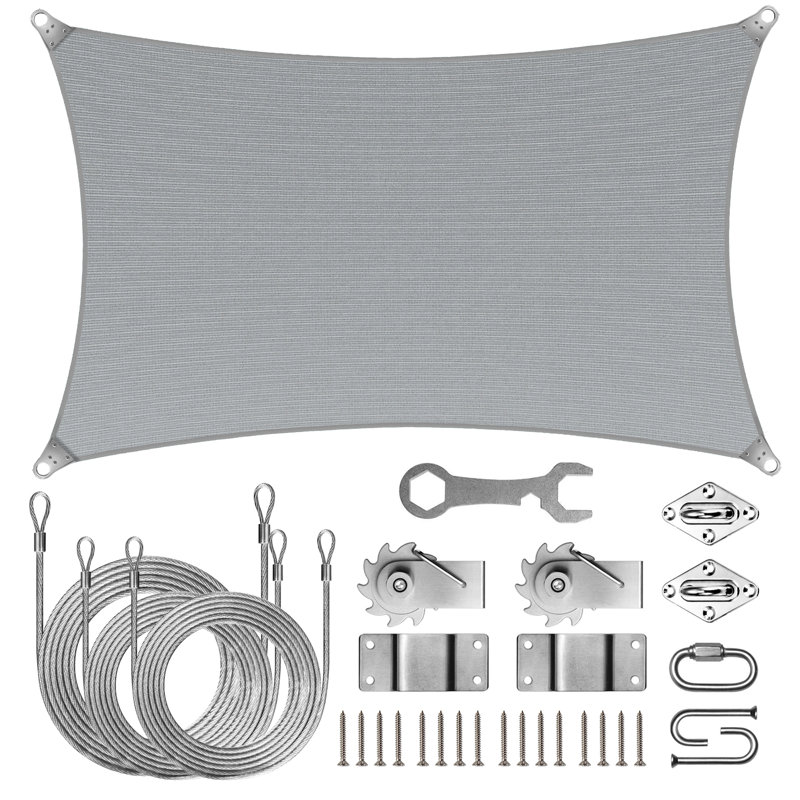 Voile d'ombrage royal Royal, 20 pi x 18 pi, Gris