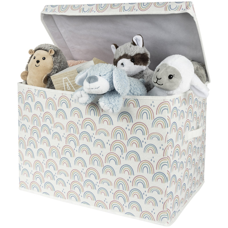 Sammy & Lou Rainbow Print Felt Toy Storage Chest