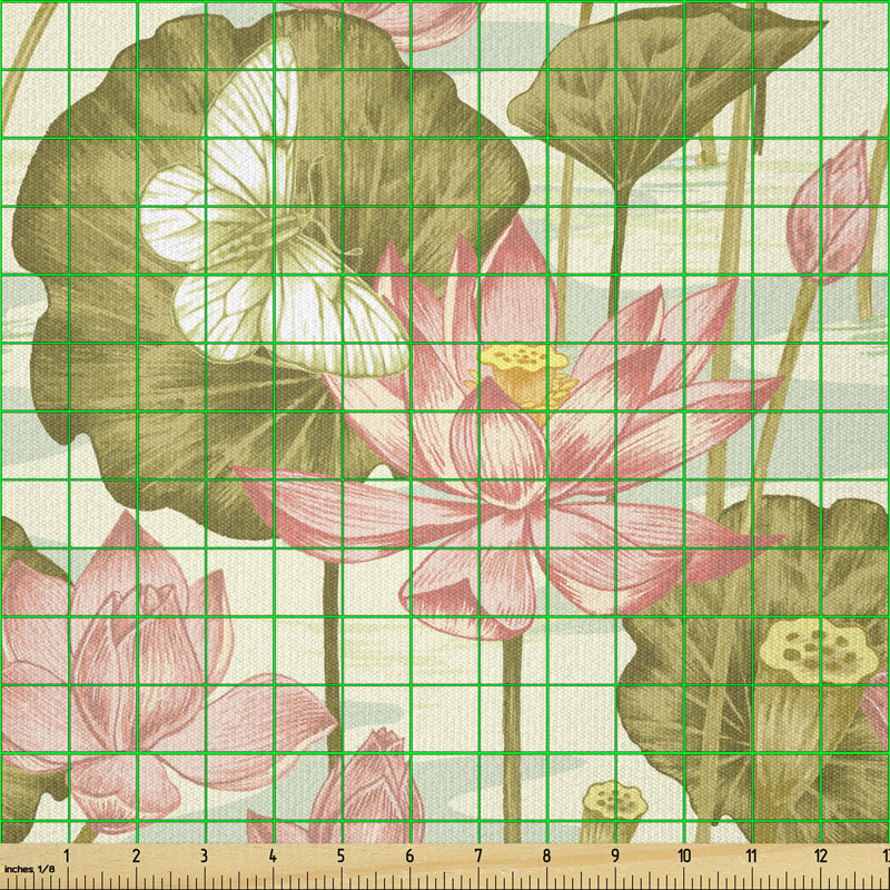 Derelys Exotic Foliage with Butterflies Multi-Purpose Fabric