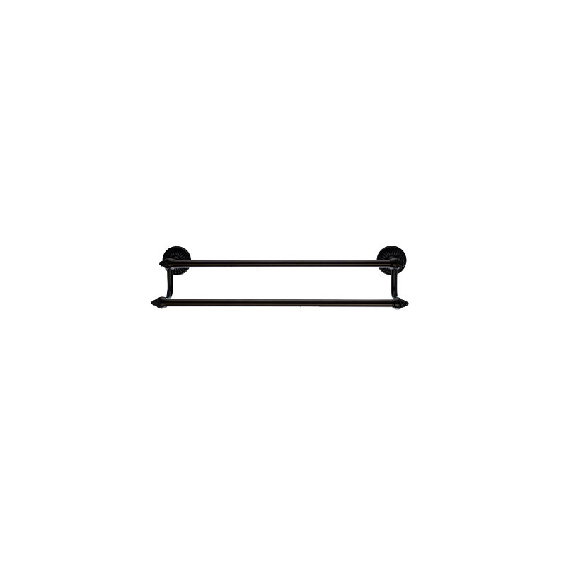 Tuscany Bath Double 20 1/2" Wall Mounted  Towel Bar, Oiled Rubbed Bronze