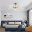 10 - Light Dimmable Sputnik LED Chandelier with Remote Control Included
