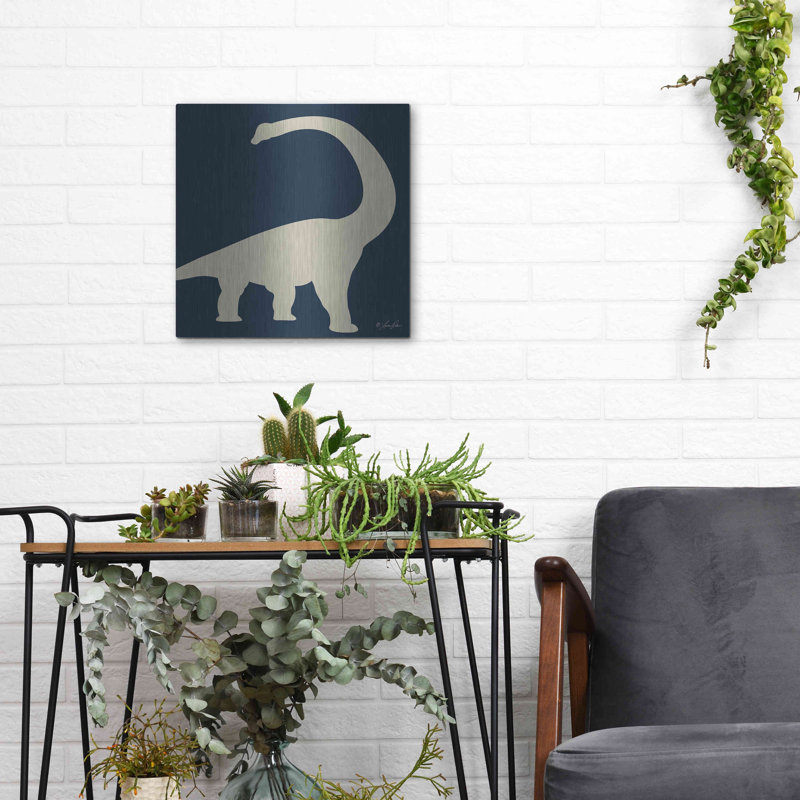" Dino II " by Lauren Rader, 12" H x 12" W