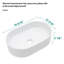 Lavabo de salle de bain vasque Modern