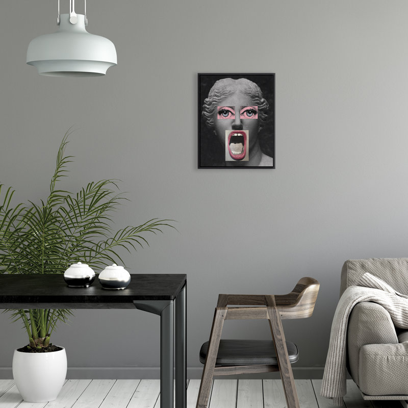 Venus Big Mouth Print by Jeffrey Goodman, Image Brush Gel, 31.75" H x 25.75" W