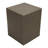 Montage Square Natural Cement Grey End Table