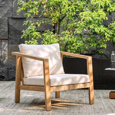 Chaises longues avec coussins amovibles Caitlynne