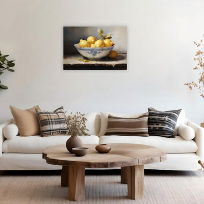Art mural en toile non encadrée 24 po x 20 po Farmhouse LemonLife