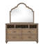 Commode 7 tiroirs avec miroir Baring