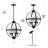 Cannady 4 - Light Dimmable Globe Chandelier-1960789715