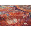 Hand Knotted Wool Area Rug in Red/Blue/Beige/Gray