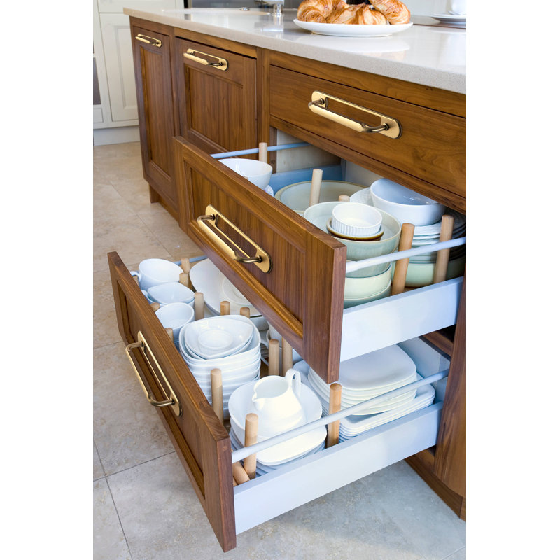 Poignée d'armoire de style moderne minimaliste avec plaque arrière (style G021) pour armoires de cuisine, 5"
