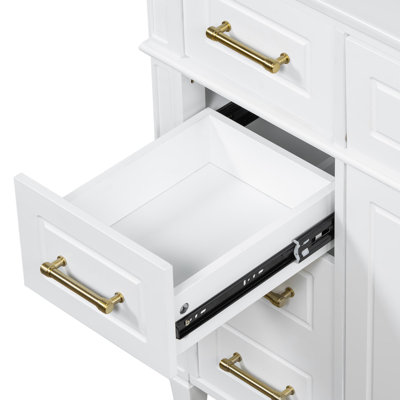 Meuble-lavabo 36 po avec lavabo et rangement polyvalent