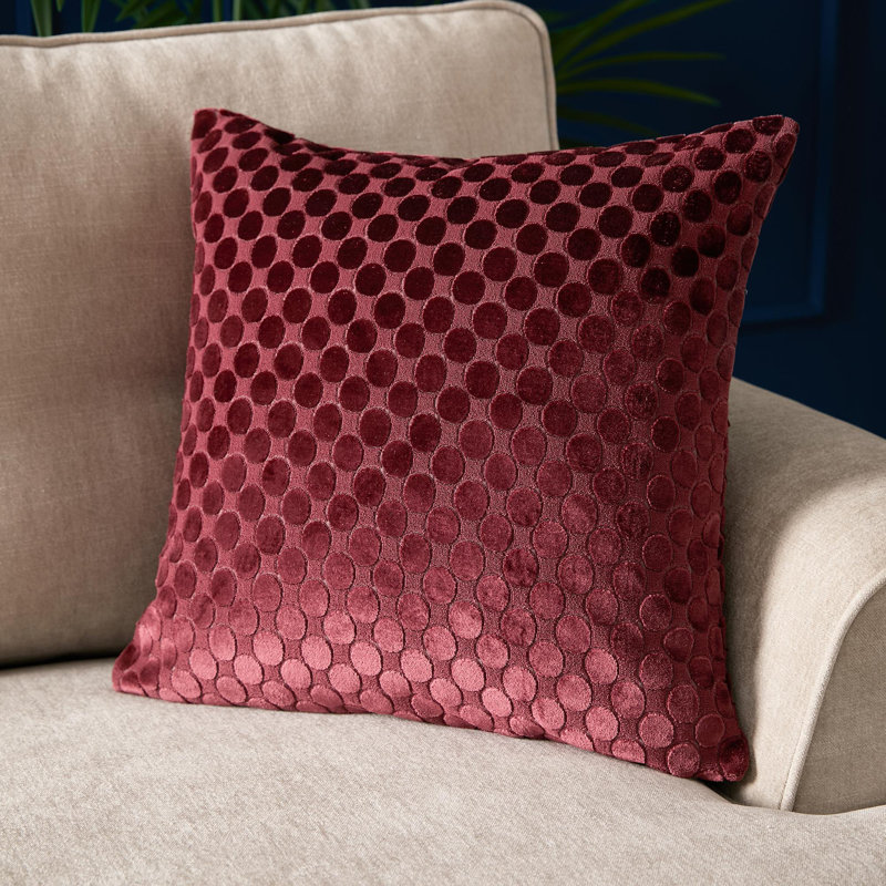Machine Woven Pillowcase, Burgundy