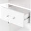 Grande armoire de rangement pour salle de bain - Solution de rangement autoportante avec deux tailles de portes et tablettes réglables, blanc