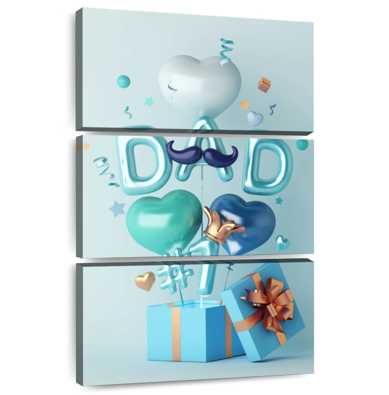 Lelend Father's Day Surprise, 50" H x 32" W