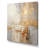 Or et blanc abstrait fendu sur toile-97037112-97037114