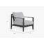 Fauteuil d'extérieur blanc en aluminium -111449149-111449153