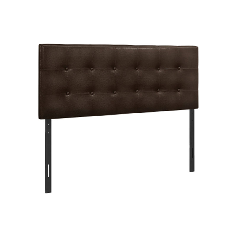 Bed, Headboard Only, Bedroom, Upholstered, Linen Look, Transitional, Full / Double, Brown