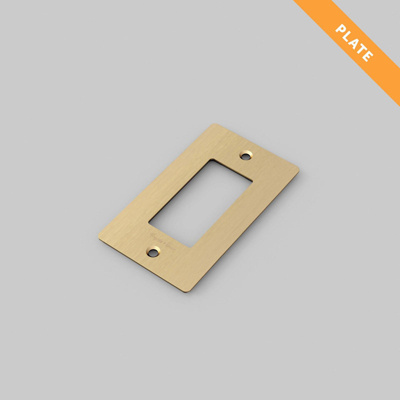 1G Plate / Logo , Brass