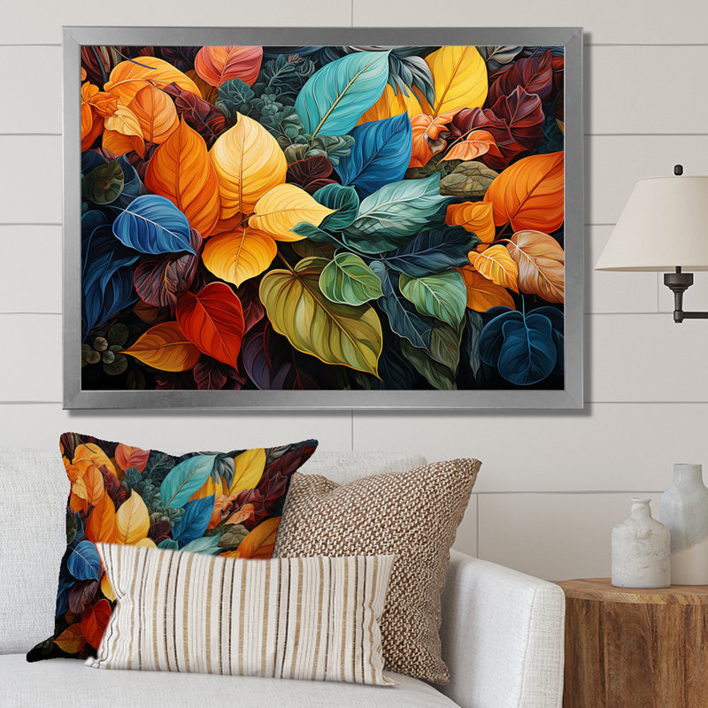 «Urban Oasis I», impression sur toile, Cadre simple argenté, H 24 po x l 32 po x P 1 po