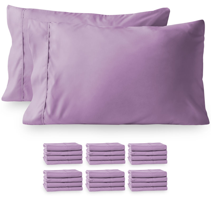 Taie d'oreiller ultra-douce Premium 1800, Taie d’oreiller standard, Lavande