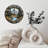 Mountain River Landscape Wall Clock