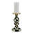 Courtly Check Medium Pillar Candlestick-106722561