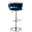 Tabouret de bar pivotant avec dossier Ginko-879315297-882844526
