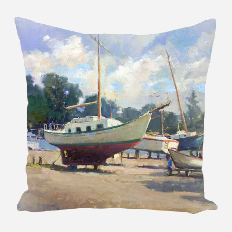 Linen Square Pillow Cover & Insert, 9" x 9"