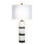 Lampe de table Marble Harmony - marbre blanc et noir mat