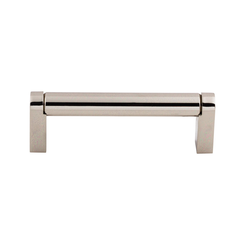 Pennington Bar Pull, Polished Nickel, 3 3/4" Center to Center