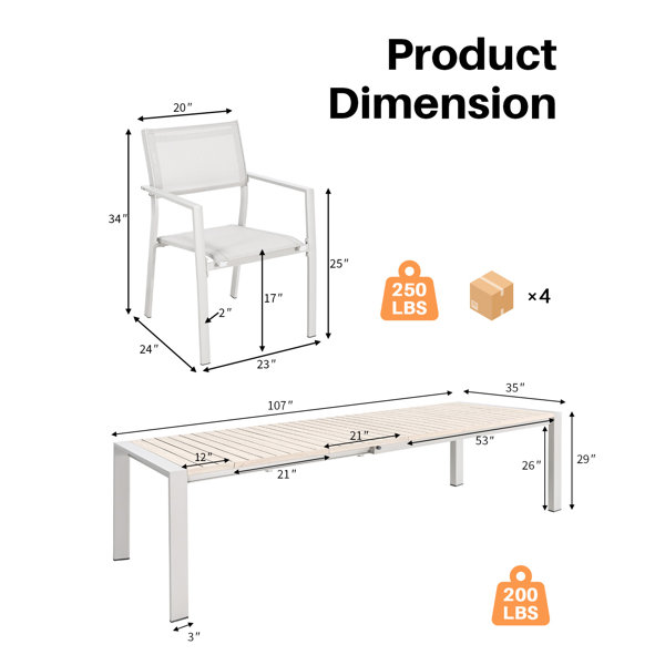 Dimensions du produit