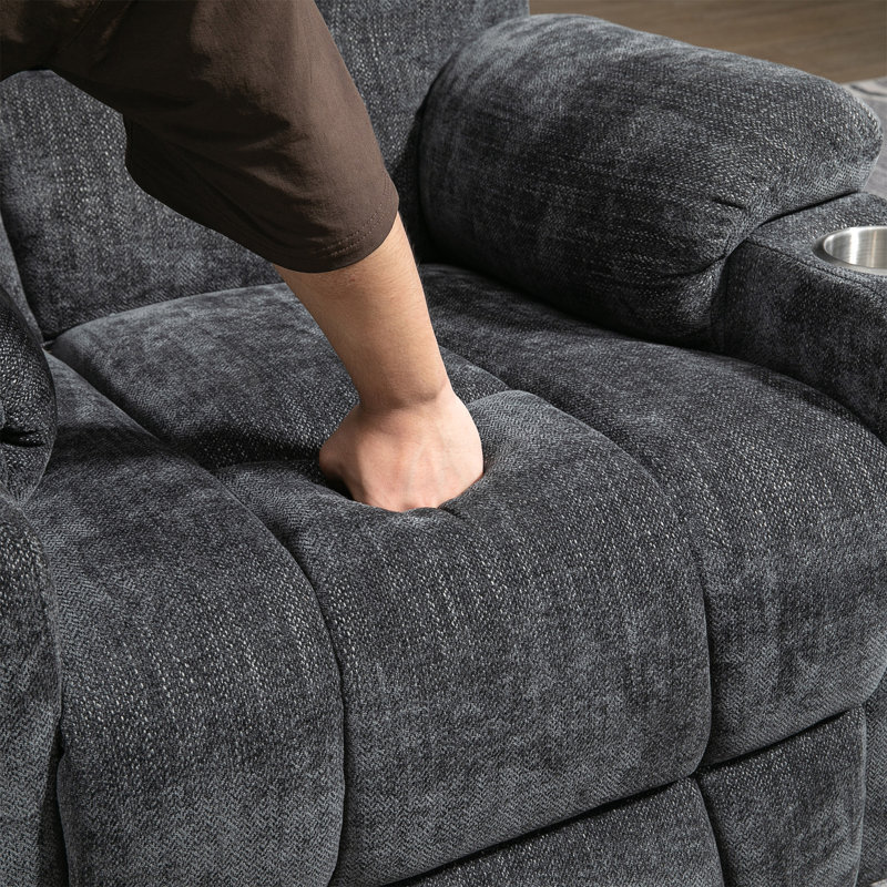Fauteuil inclinable Darlene, Brun